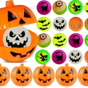 Halloween bouncy ball in pumkin