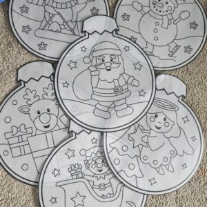 Circle window decorations