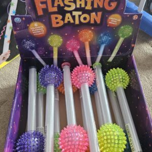 Flashing ball batton