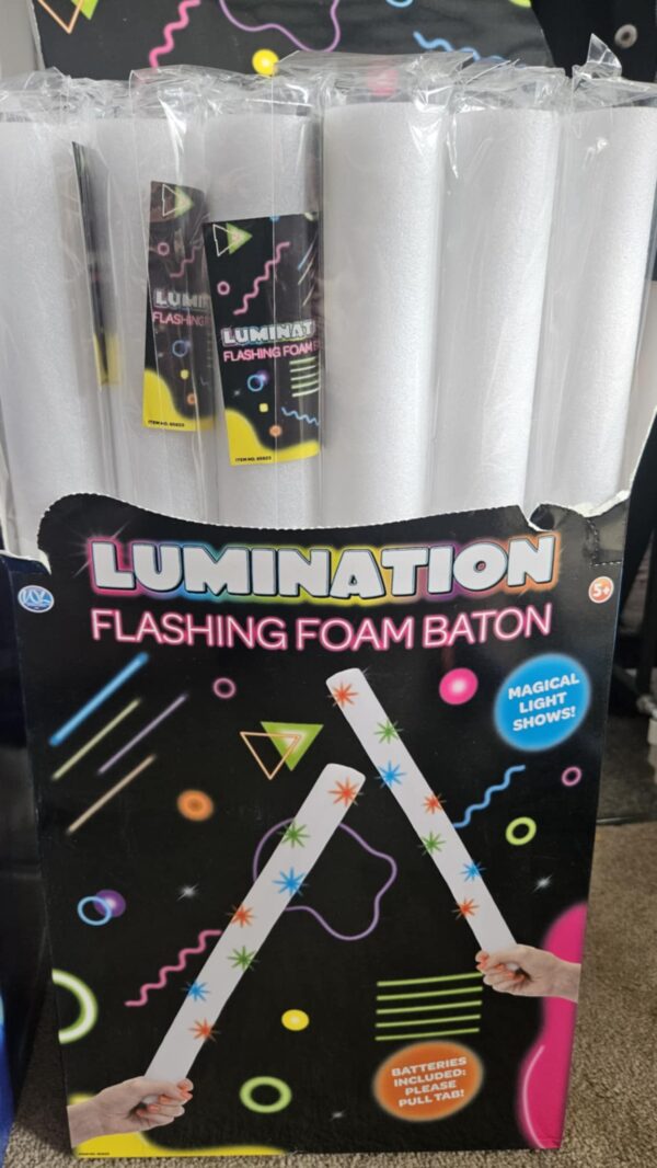 Flashing foam batton