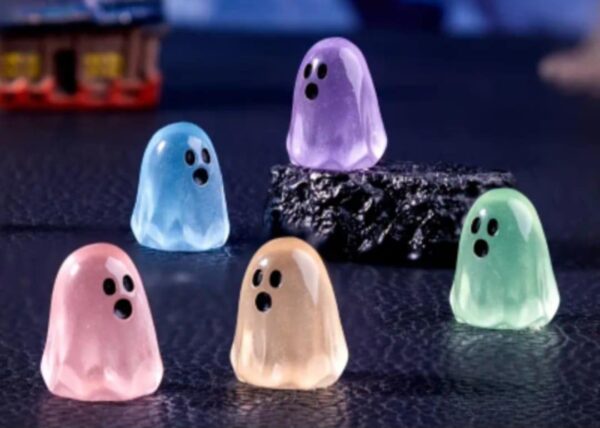 Mini resin pumpkin or ghost - Image 2