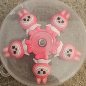 Labubu full body pink spinner