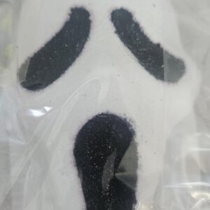 White scream bath bomb