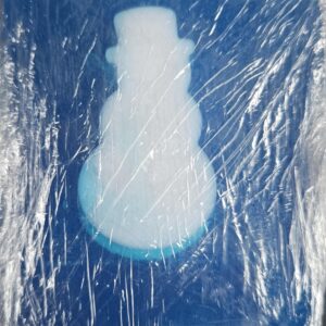 Snowman soap slice
