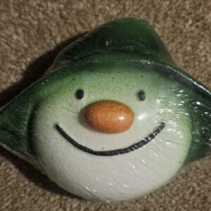 Snowman bath bomb