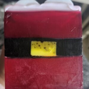 Santa soap slice