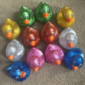 Glitter ducks