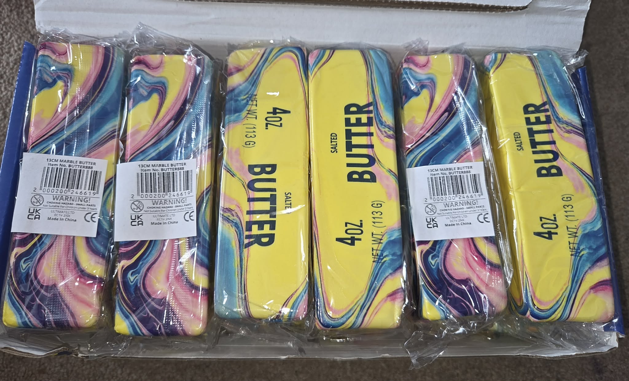 Marble butter squishys