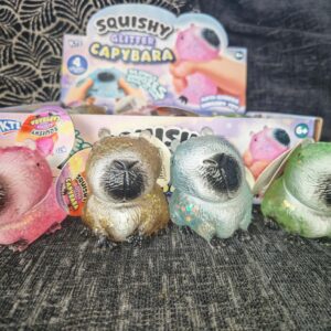 Glitty capybara hard squishy